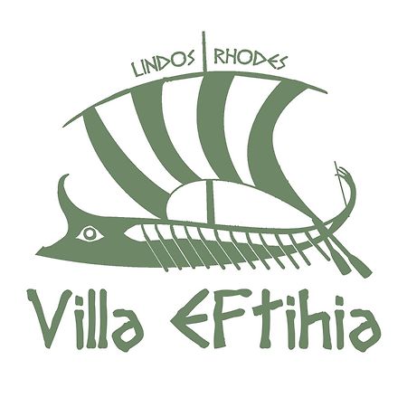 Villa Eftihia In Lindos Exteriér fotografie