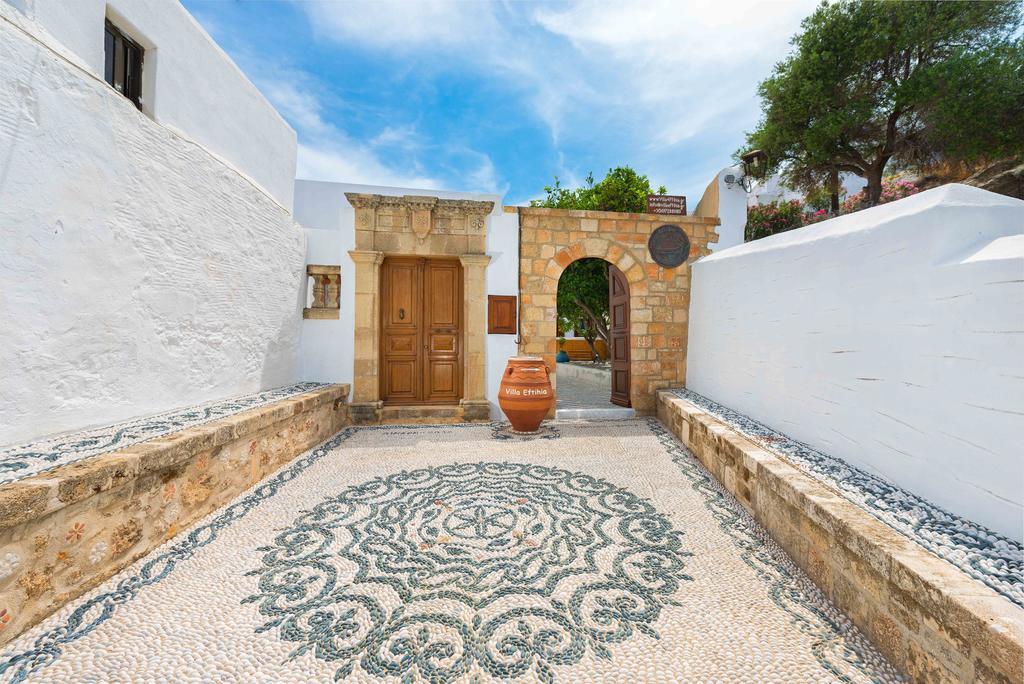 Villa Eftihia In Lindos Exteriér fotografie