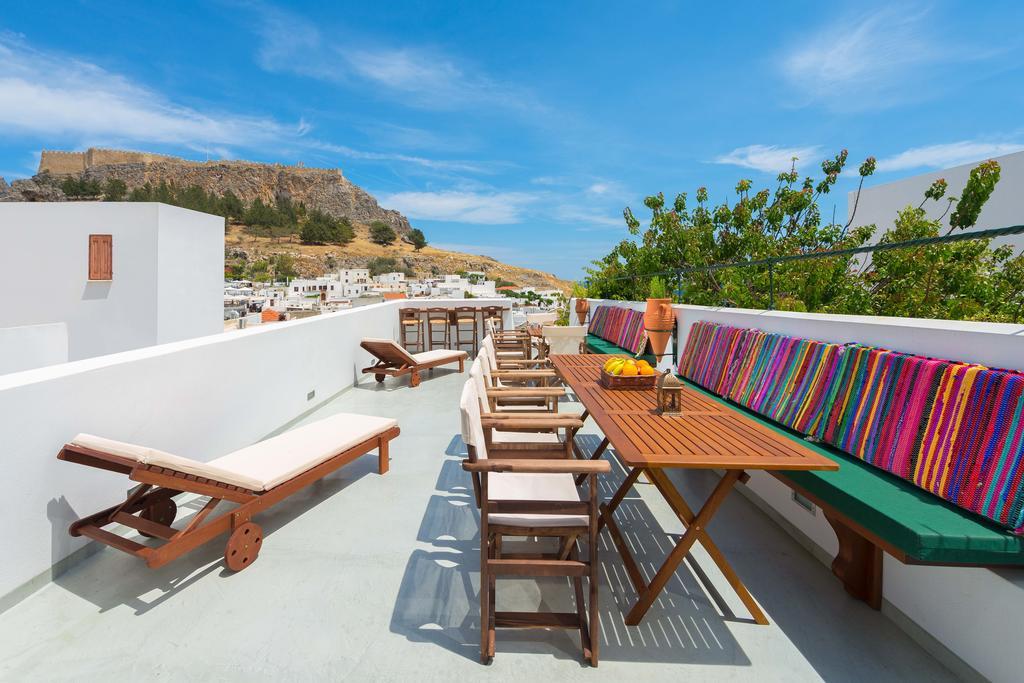 Villa Eftihia In Lindos Exteriér fotografie